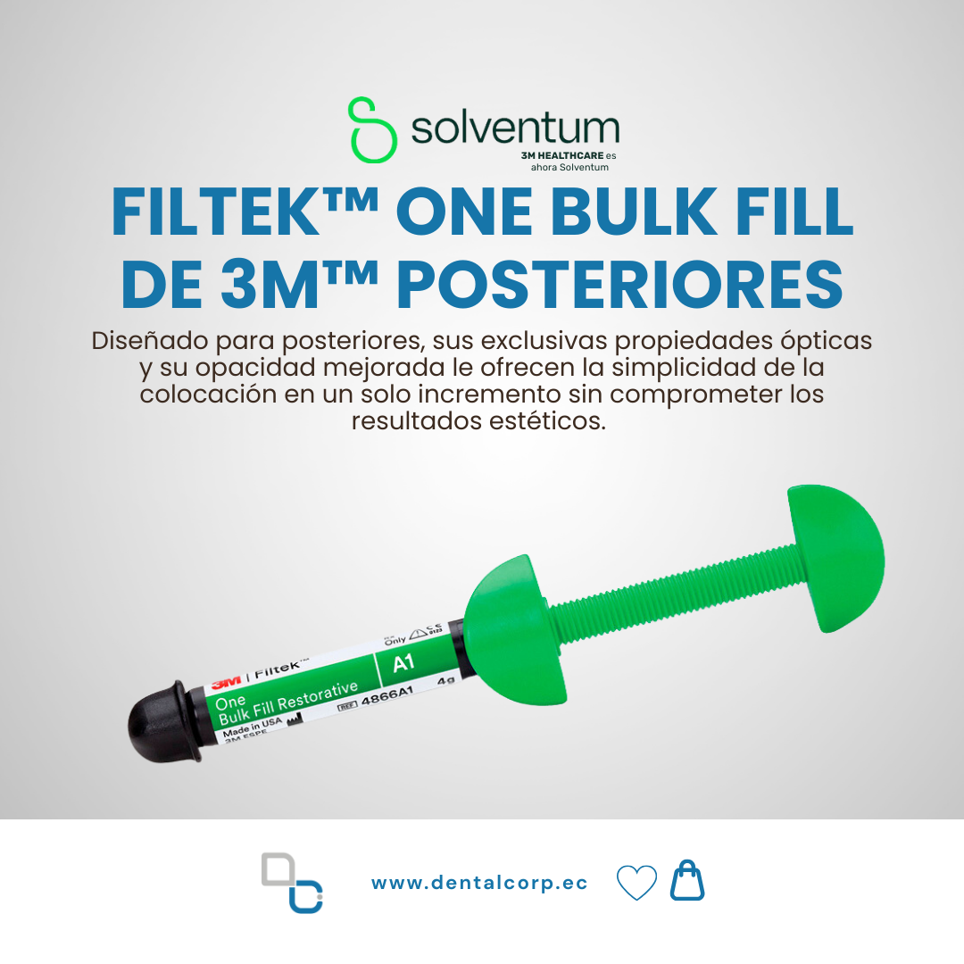 Resina para posteriores: 3M™ Filtek™ Bulk One A3