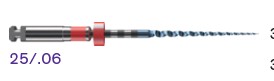 Limas reciprocantes 25mm R-Motion FKG 25/.06 Blx3