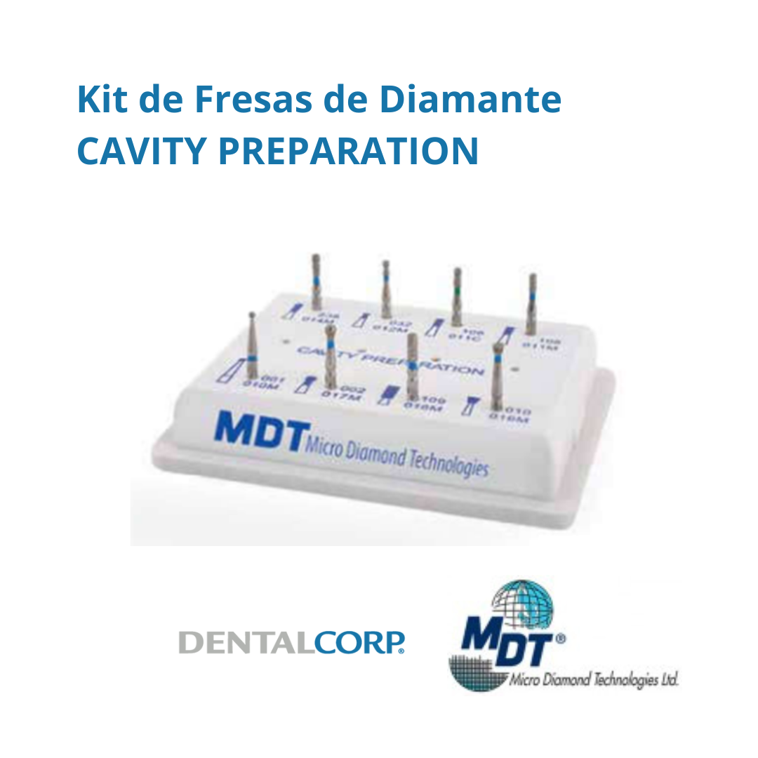 Kit 5 Frese Diamantate Dentali AZDENT FG-115 &ndash; Preparazione Cavit&agrave; Minimamente Invasiva Grossolana