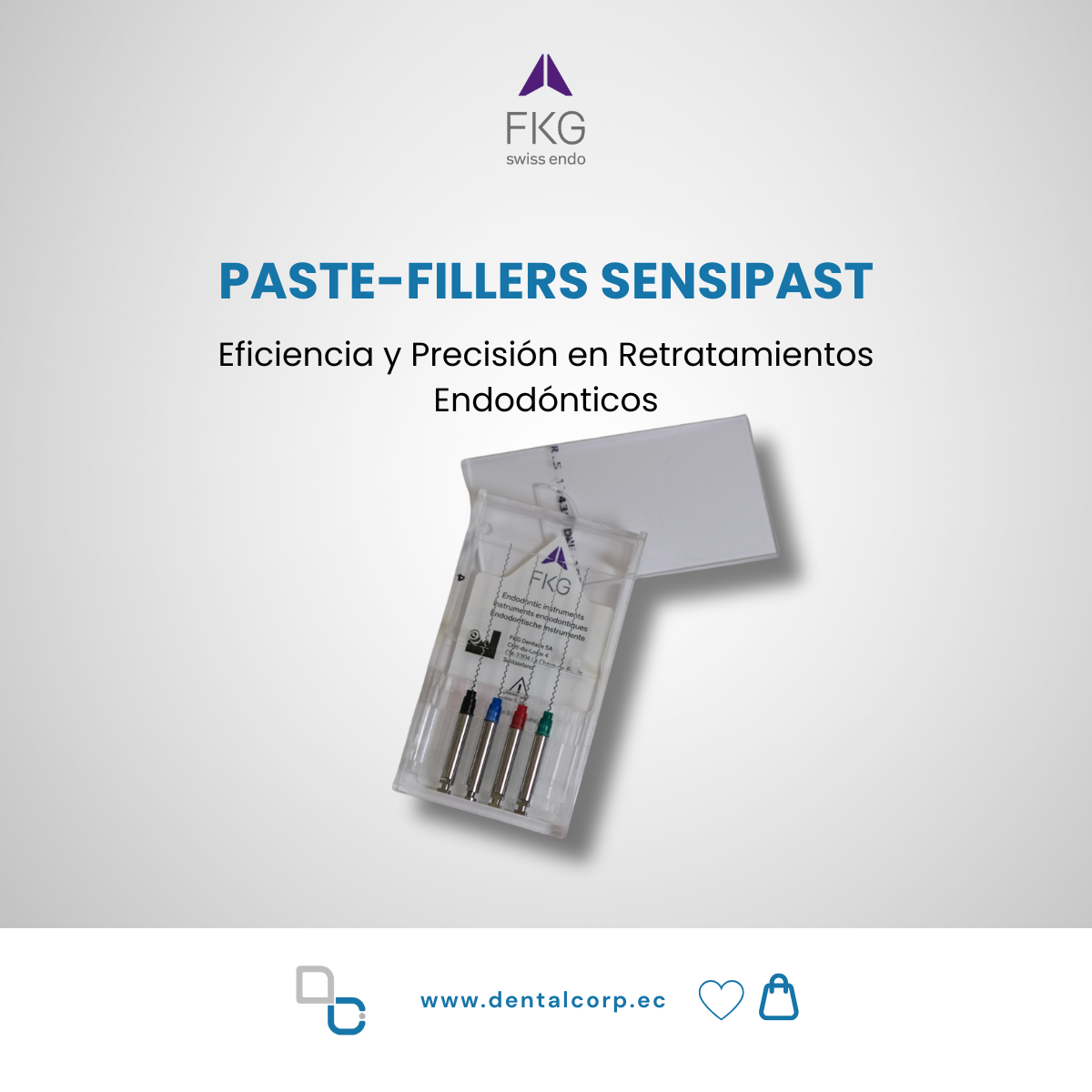 Léntulos Sensipast 25 mm No. 25-40 FKG – Portadores de Pasta con Embrague Automático